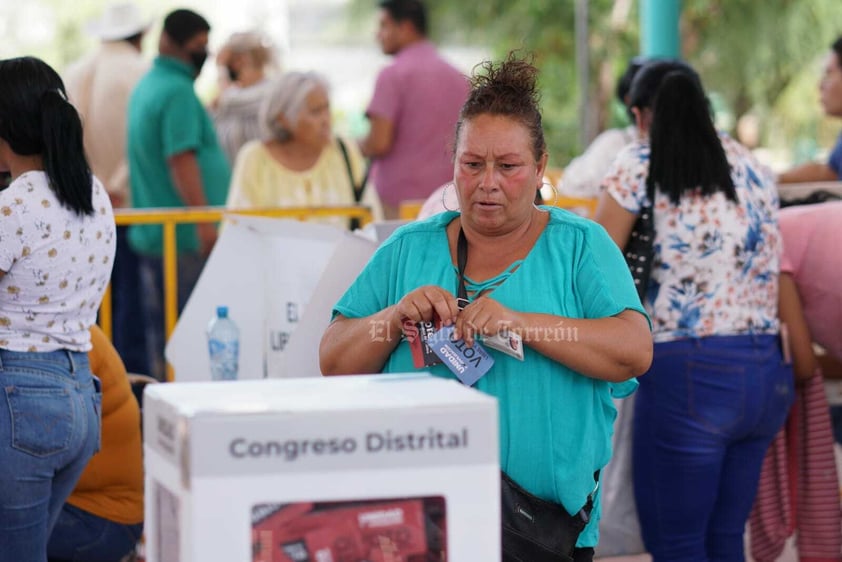 VOTACIÓN DE MORENA INTERNA EN BERMEJILLO DURANGO