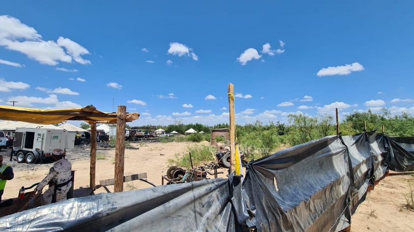 Sin obstáculos para maniobras, incrementan extracción de agua en mina inundada de Sabinas