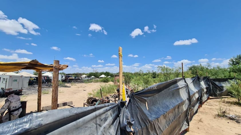 Sin obstáculos para maniobras, incrementan extracción de agua en mina inundada de Sabinas