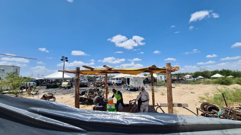 Sin obstáculos para maniobras, incrementan extracción de agua en mina inundada de Sabinas