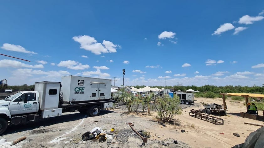 Sin obstáculos para maniobras, incrementan extracción de agua en mina inundada de Sabinas