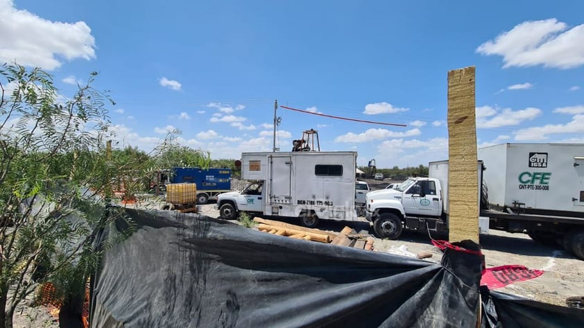 Sin obstáculos para maniobras, incrementan extracción de agua en mina inundada de Sabinas