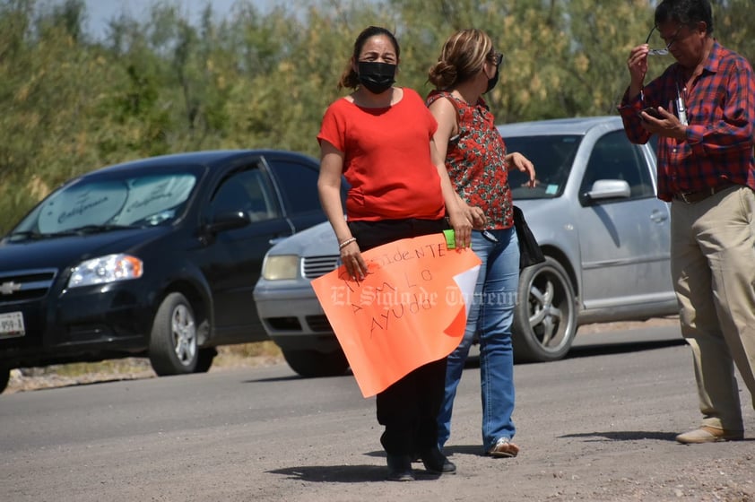 El mandatario mexicano arribó este domingo para inspeccionar los avances en el rescate