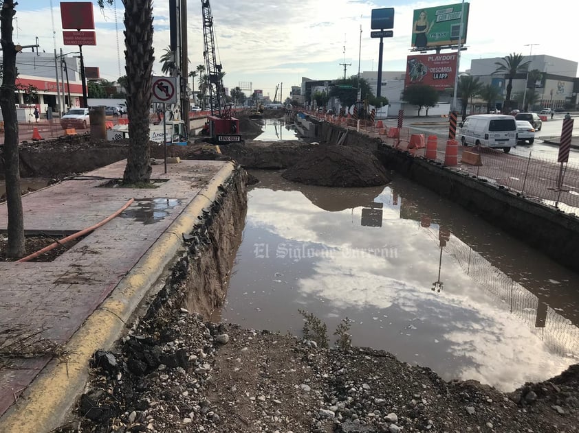 Lluvias vuelven a dejar afectaciones en Torreón