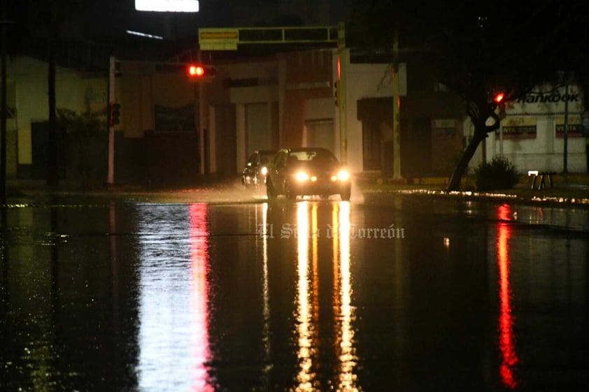 Lluvia en Torreón del sábado 27 de agosto de 2022