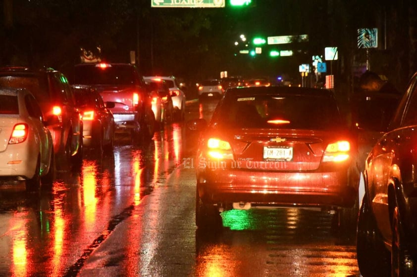 Lluvia en Torreón del sábado 27 de agosto de 2022