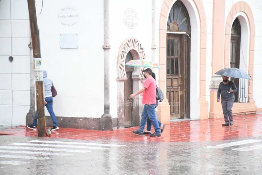 Las precipitaciones iniciaron desde la madrugada.