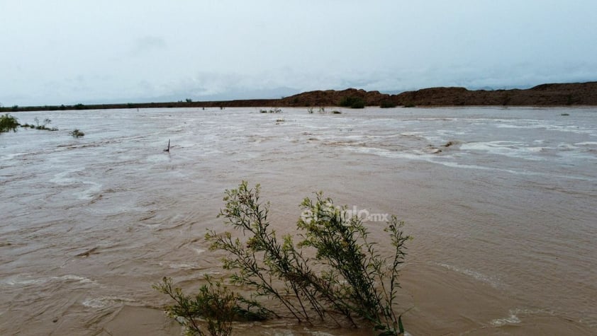 Atiende Gobierno de Coahuila crecida del río Aguanaval