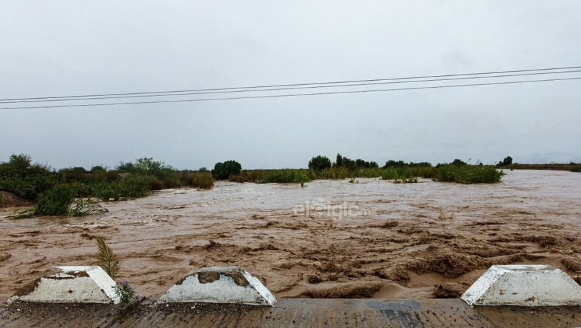 Atiende Gobierno de Coahuila crecida del río Aguanaval