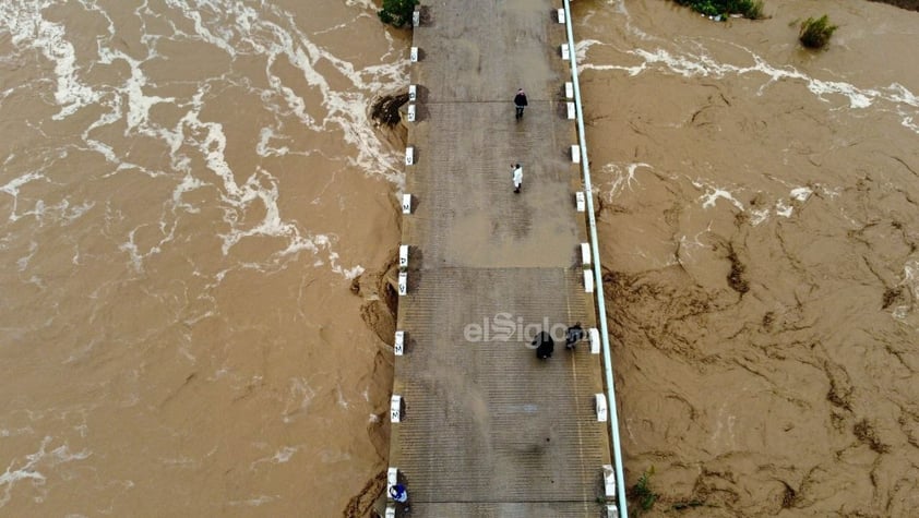 Atiende Gobierno de Coahuila crecida del río Aguanaval