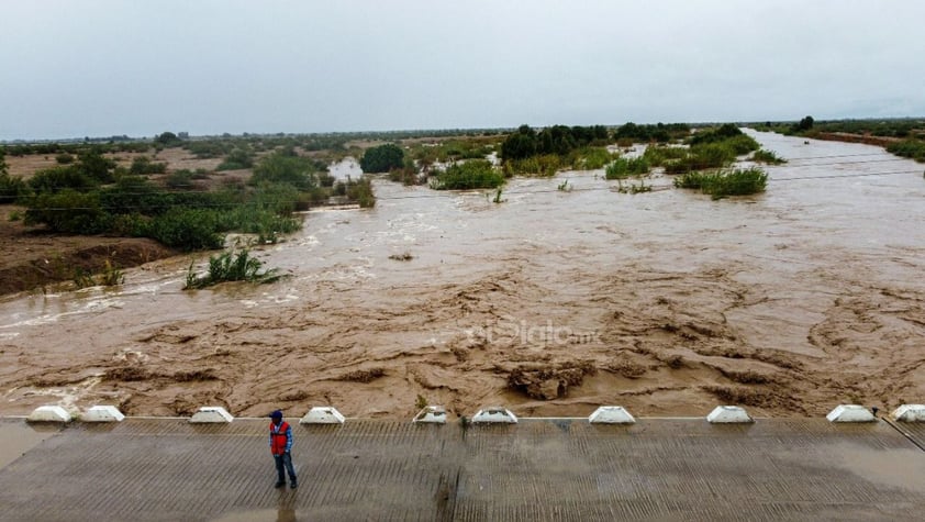 Atiende Gobierno de Coahuila crecida del río Aguanaval