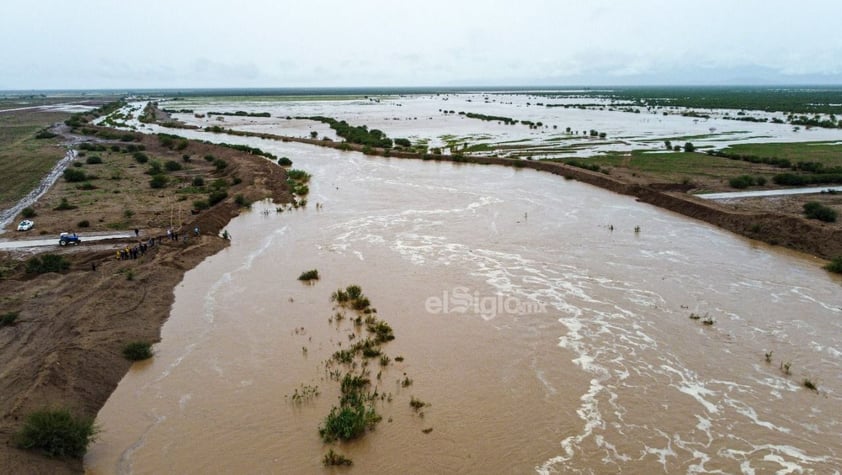 Atiende Gobierno de Coahuila crecida del río Aguanaval