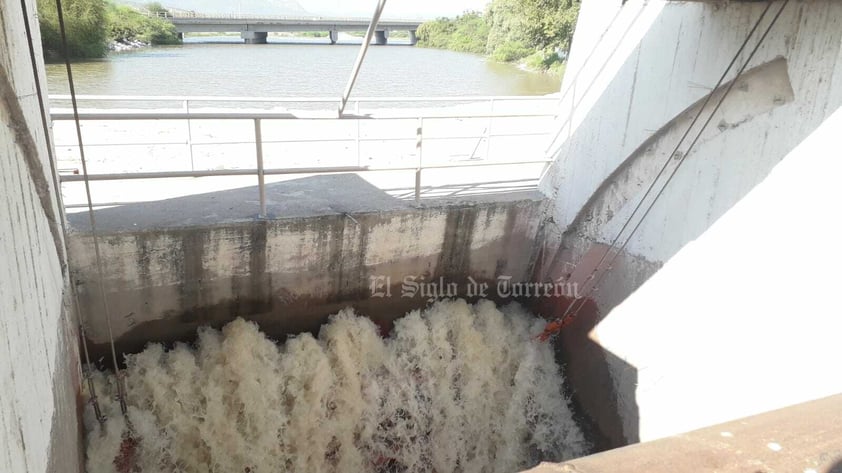 El gasto inicial fue de 50 metros cúbicos por segundo (m3/s).