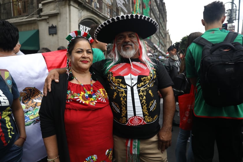 Imágenes del Grito de Independencia con público tras dos años de pandemia en CDMX