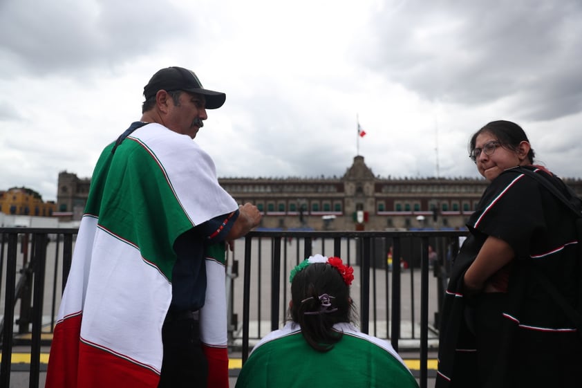 Imágenes del Grito de Independencia con público tras dos años de pandemia en CDMX