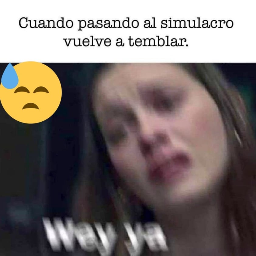 Comparten memes para el susto por temblor de 7.4