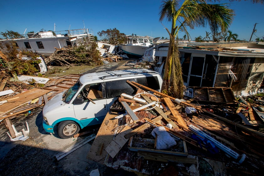 Azote de huracán 'Ida' deja daños incalculables en Florida