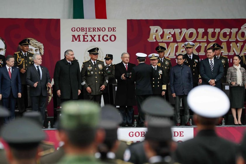 Conmemoran 112 aniversario de Revolución Mexicana