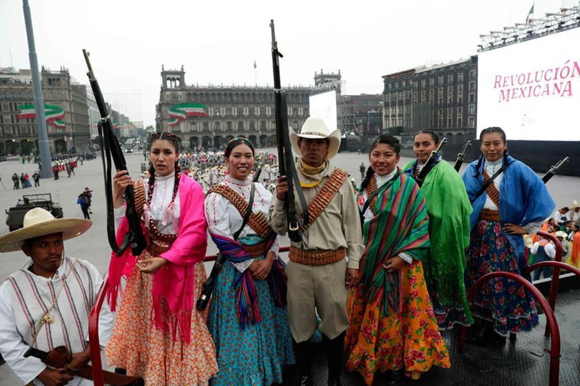 Conmemoran 112 aniversario de Revolución Mexicana