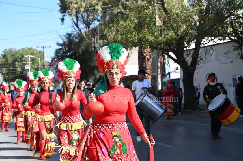 Con bendición de danzas, inician peregrinaciones a la Virgen de Guadalupe en Torreón