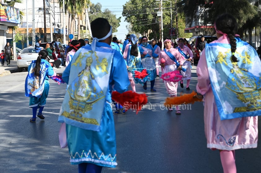 Con bendición de danzas, inician peregrinaciones a la Virgen de Guadalupe en Torreón