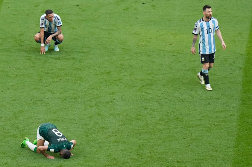 Arabia Saudita da la gran sorpresa y derrota a Argentina