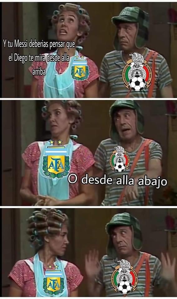 Se preparan con memes para el México vs Argentina