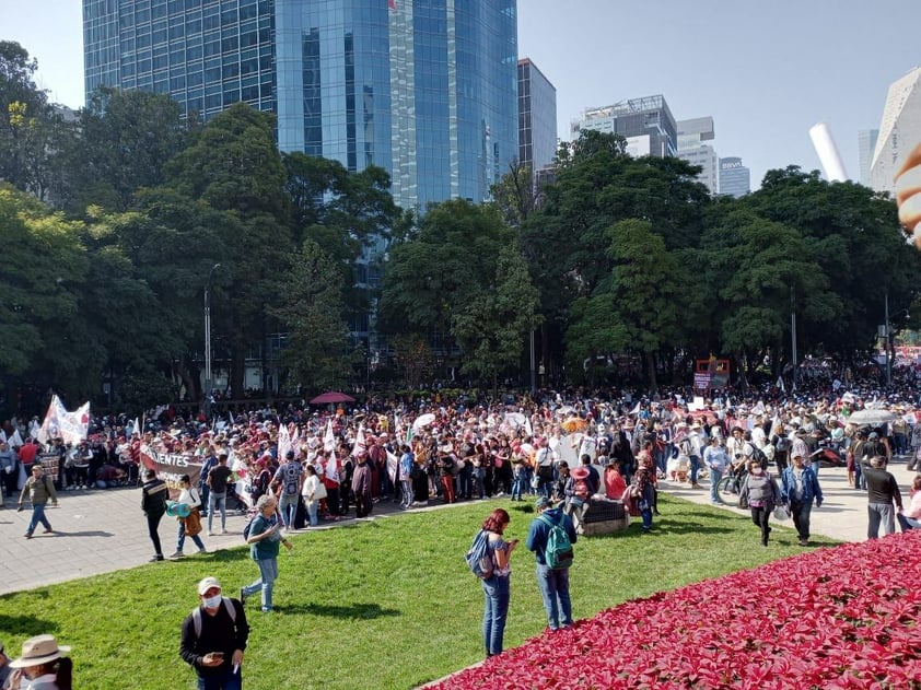 Desde CDMX, López Obrador encabeza marcha por cuatro años de gobierno