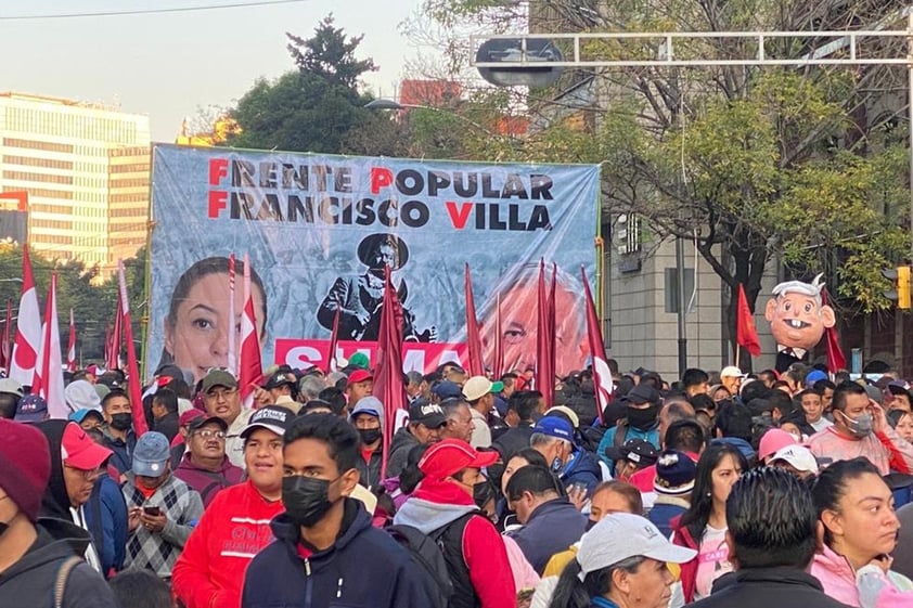 Desde CDMX, López Obrador encabeza marcha por cuatro años de gobierno