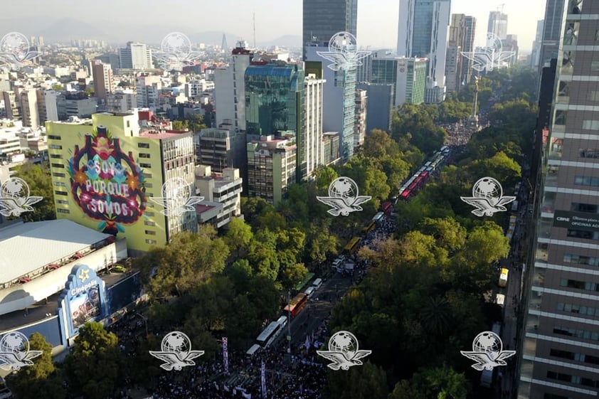 Desde CDMX, López Obrador encabeza marcha por cuatro años de gobierno