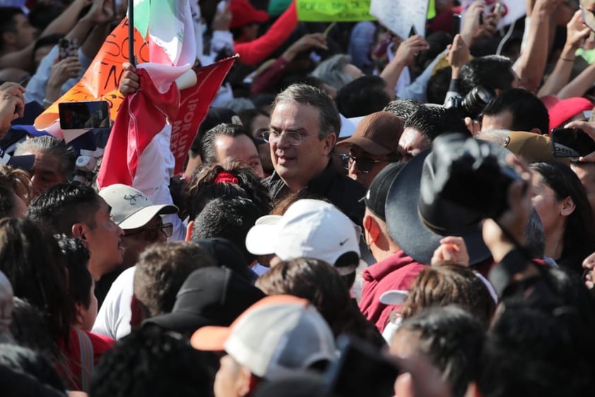 Desde CDMX, López Obrador encabeza marcha por cuatro años de gobierno