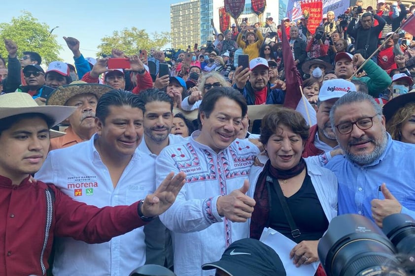 Desde CDMX, López Obrador encabeza marcha por cuatro años de gobierno