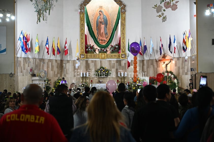 Celebran Misa de Gallo y Mañanitas a la Virgen de Guadalupe en Torreón