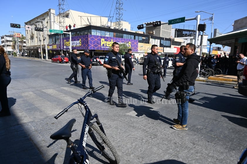 Se restringió la circulación vehicular.