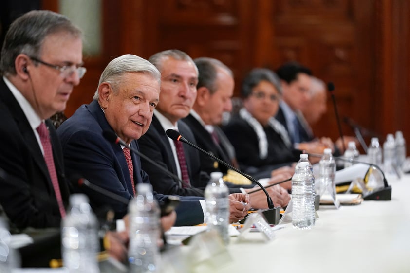 López Obrador recibe a Joe Biden en Palacio Nacional