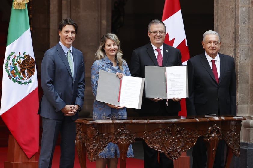 Fortalecer comercio y apoyar a la democracia, temas con AMLO: Trudeau