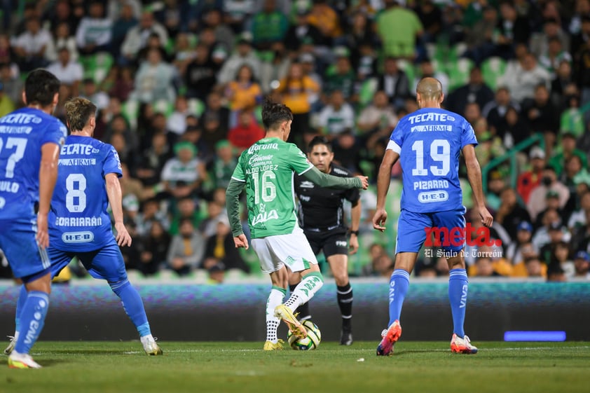 Aldo López, Santos Laguna vs Tigres UANL