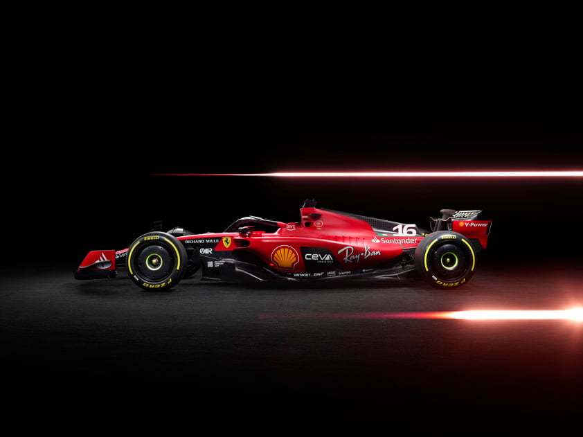 El monoplaza de Ferrari 2023