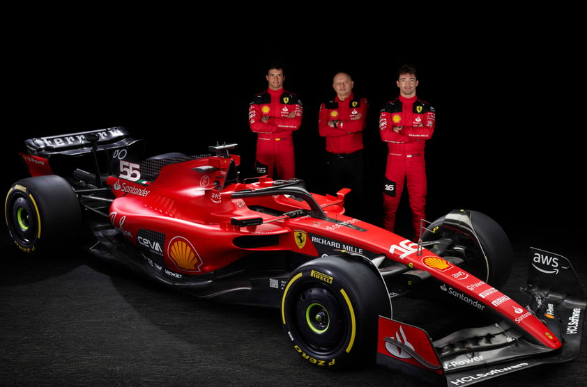 El monoplaza de Ferrari 2023