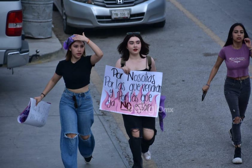 Marcha por el Día Internacional de la Mujer en Monclova