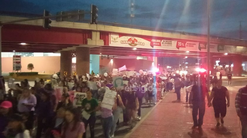 Marcha por el Día Internacional de la Mujer en Piedras Negras