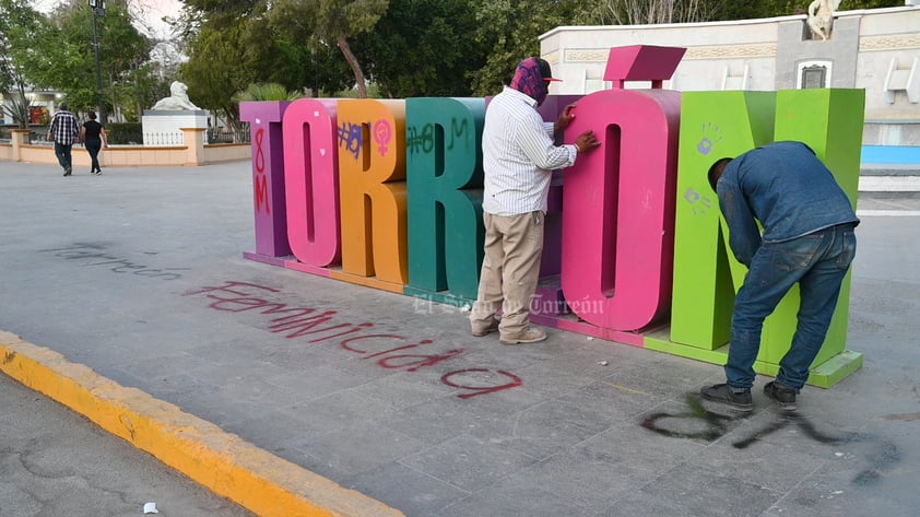 El movimiento fue por el Día Internacional de la Mujer.