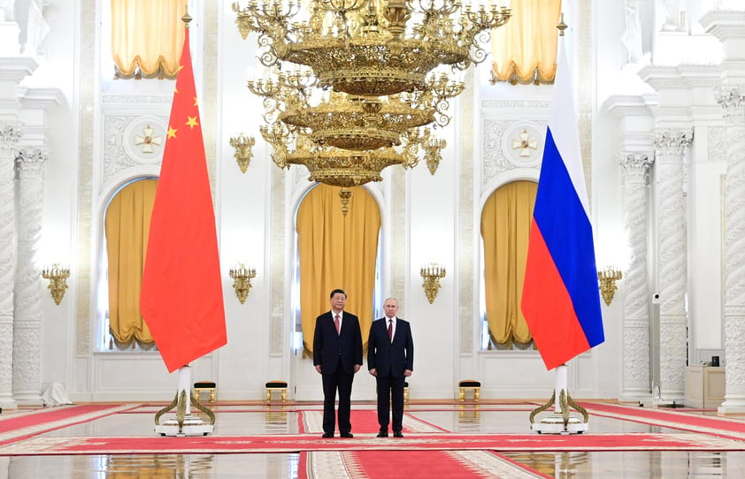 Vladimir Putin y Xi Jinping comienzan negociaciones formales en Moscú