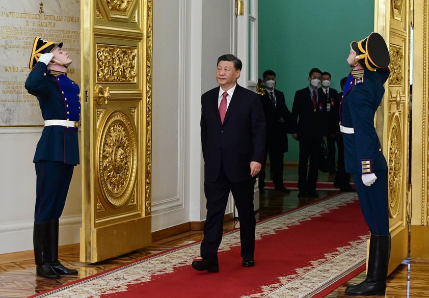 Vladimir Putin y Xi Jinping comienzan negociaciones formales en Moscú