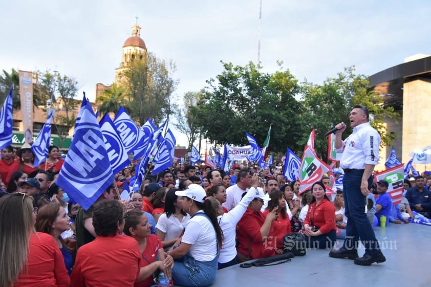 Arranca campaña Manolo Jiménez en Monclova