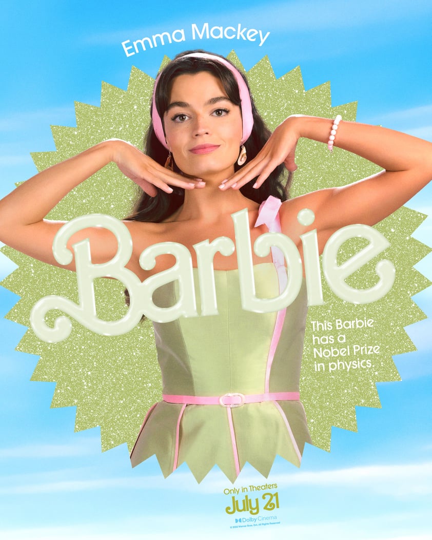 Se revelan nuevos posters promocionales de la película live action de Barbie