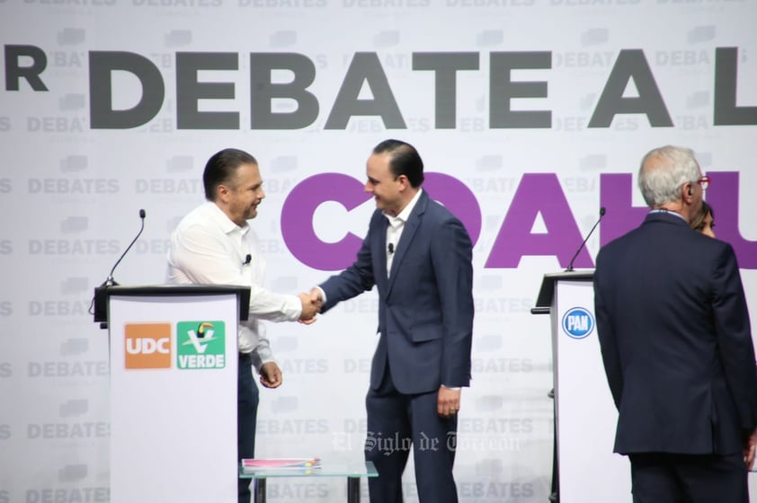 Primer debate de los candidatos a la gubernatura de Coahuila