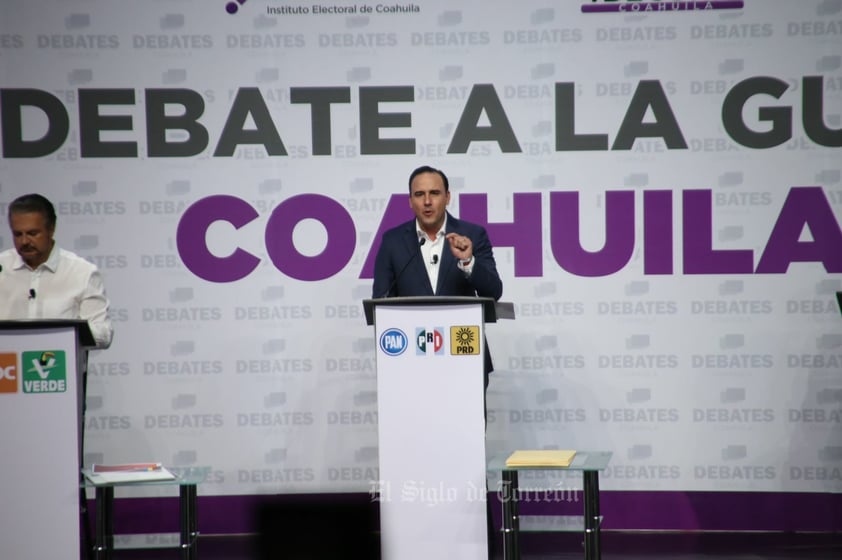 Primer debate de los candidatos a la gubernatura de Coahuila