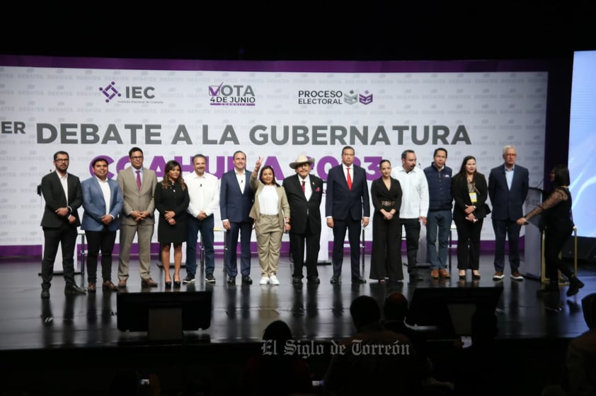 Primer debate de los candidatos a la gubernatura de Coahuila