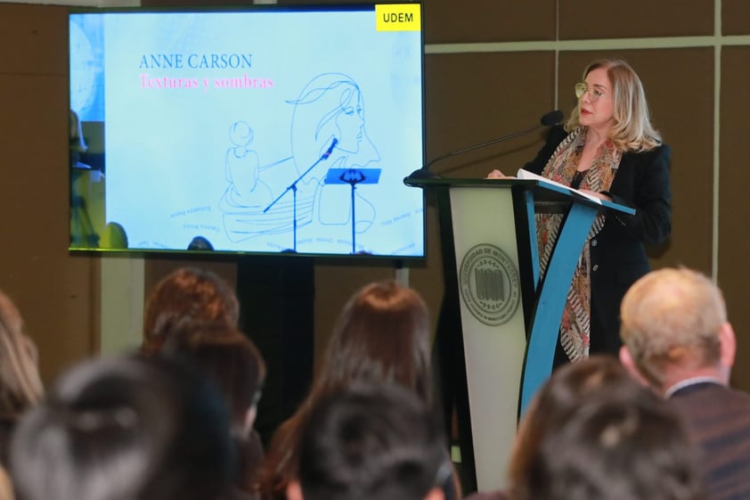 Anne Carson hace lectura en México